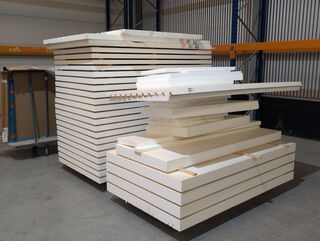 Partij isolatie plaatmateriaal
